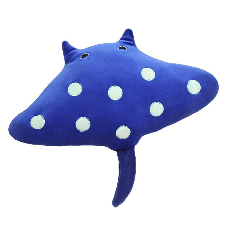 Hot Ray Cat Manta Rays Plush Toy Soft Stuffed Sea Animals Devil Fish Cute Sleeping Companion Cuhsion For Children Birthday Gifts