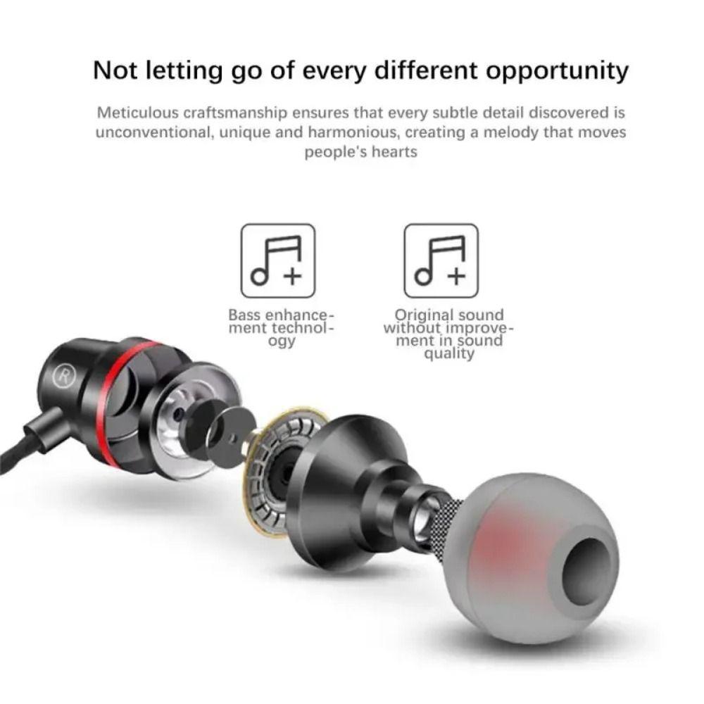 in Ear Earphone 3.5mm Wired Headset Portable Music Earphones