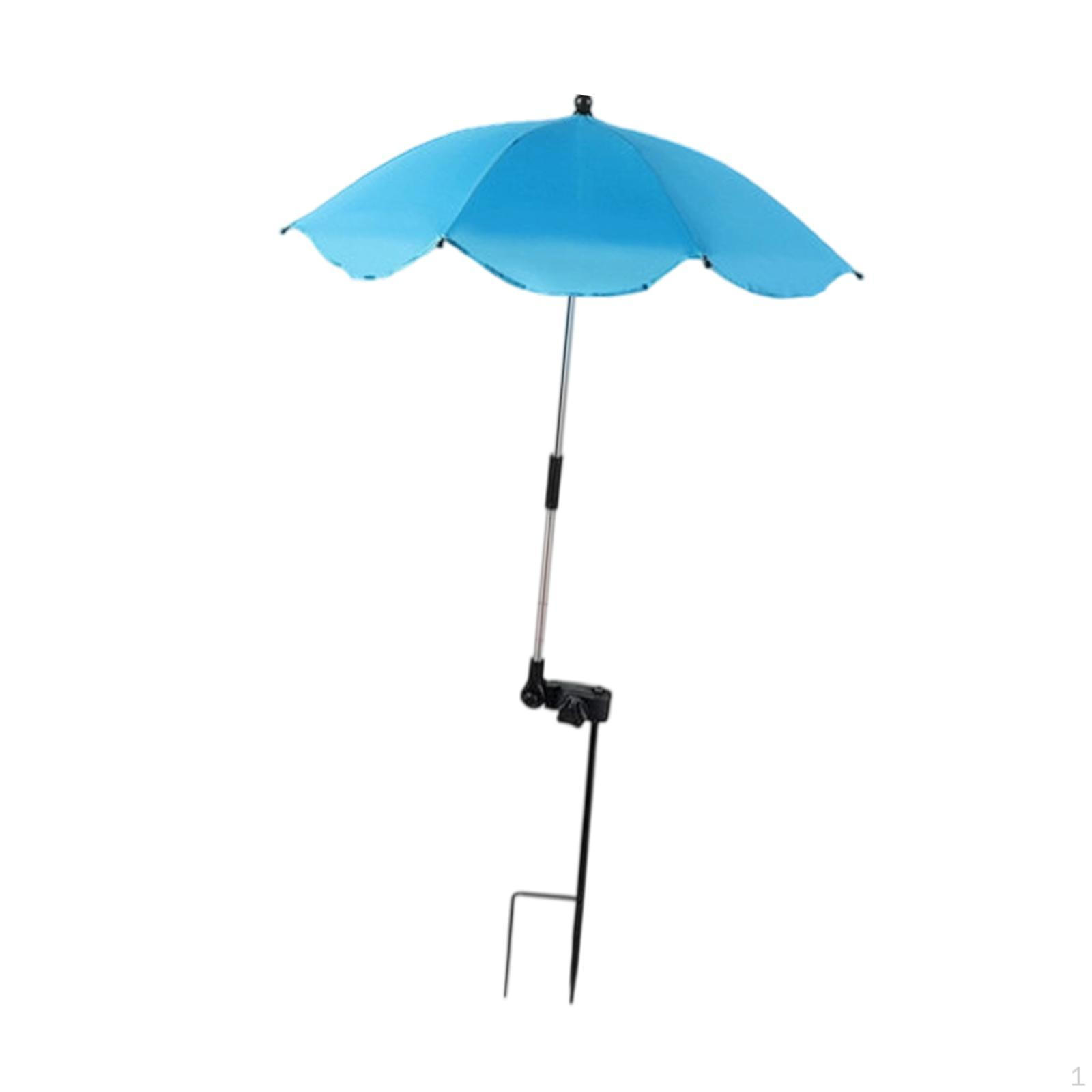 

Adjustable Garden Umbrella for Outdoor Plants, Sun Solution синий