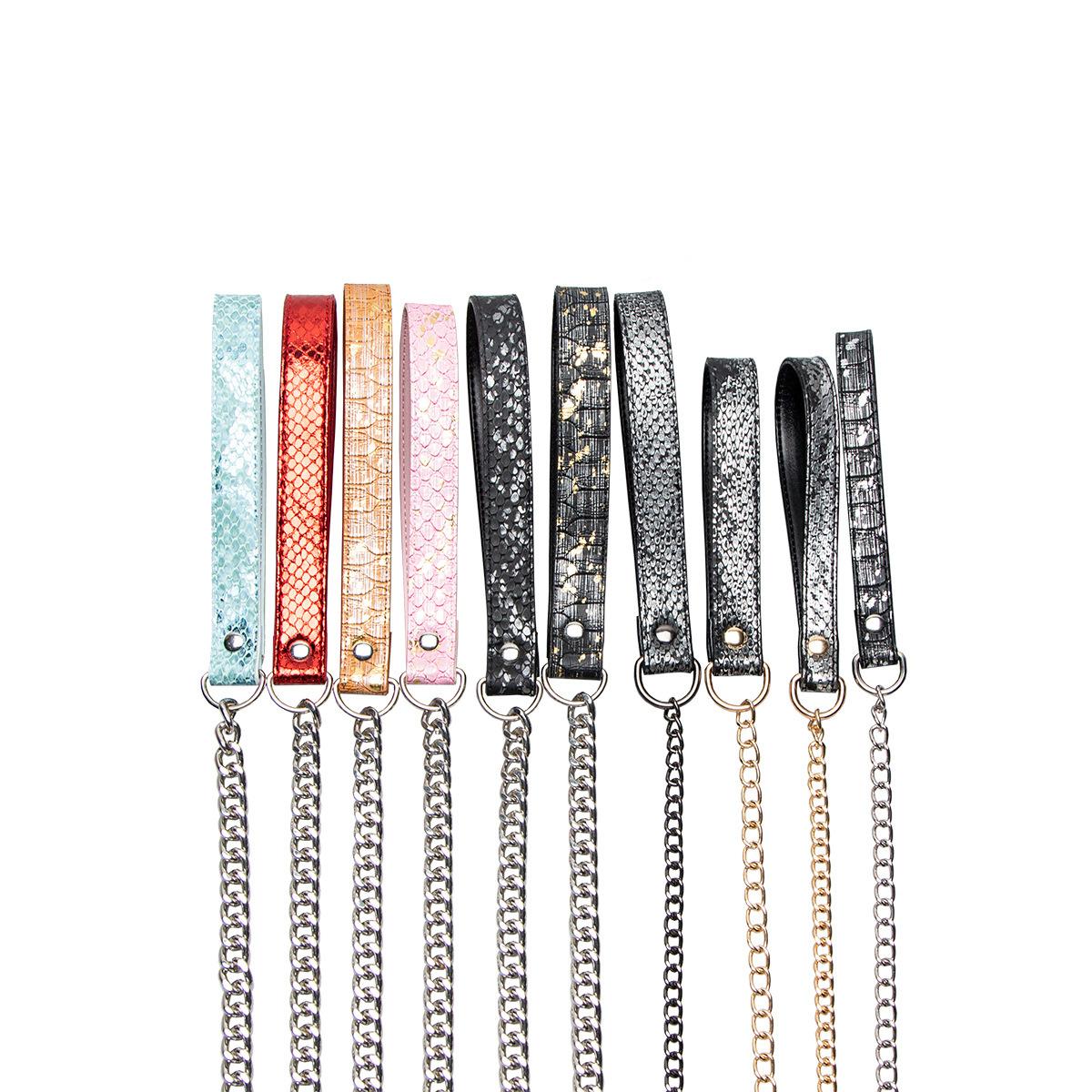 

Collar female interest sm pearl pendant black subculture necklace choker traction rope pendant handmade bell hanging neck