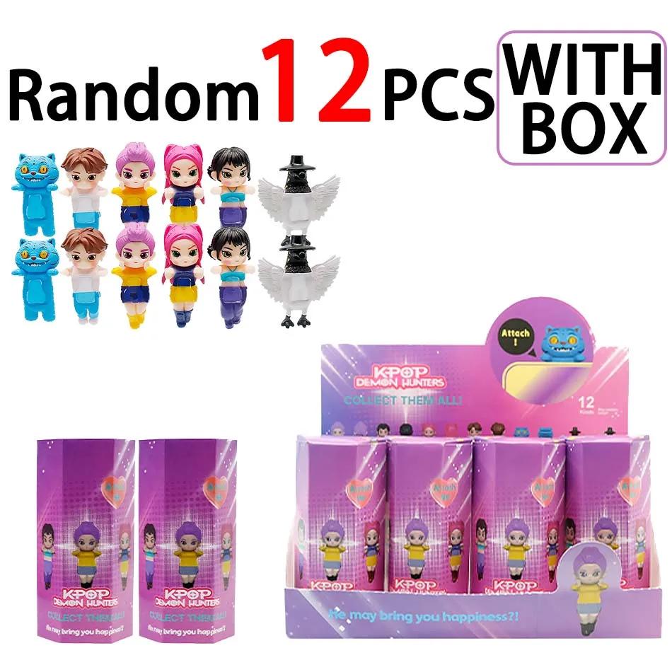 A   Selling K Pop Demon Hunters Blind Box Series Anime Figures Ornaments Dolls Fans Children Gift Random Blind Box