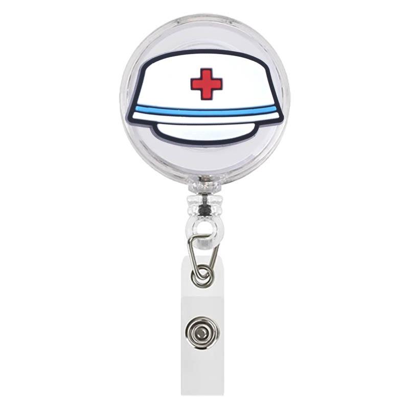 1pc Health Care Retractable Badge Reel Clips for Nurse Doctor Hospital Medical Workers Kawaii Business Card Holder Accessories