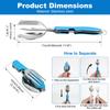 Camping Eating Utensils Portable Spoon Fork Bottle Opener Combo Stainless Steel Flatware Travel Backpacking Cutlery Multitool