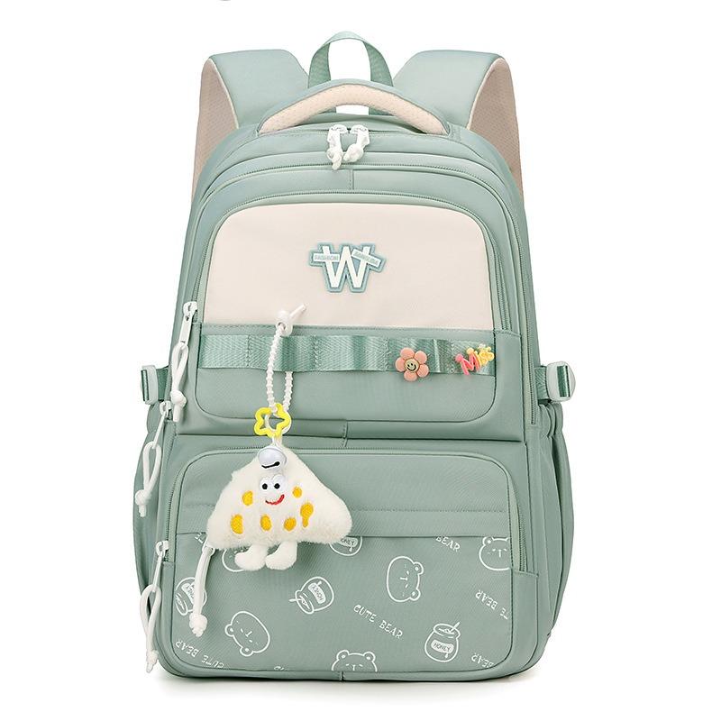 Zaino per studenti delle medie JLD Nuovo Cartone animato carino Spallaccio regolabile Ragazza adolescente Borse scolastiche Nylon Impermeabile Robusto Durevole Borsa per libri per alunni