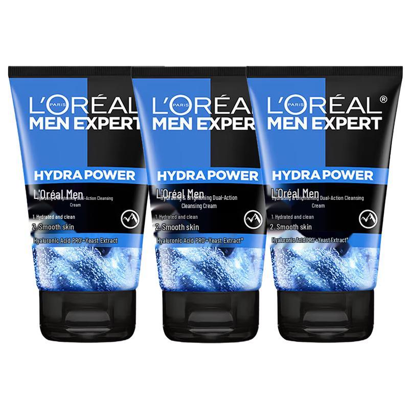 L Oréal Men s Hydra Energetic Double Effect Cleansing Cream
