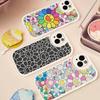 T-Takashi M-Murakami Für IPhone 16 15 14 13 12 11 Pro Max Plus Leder Handyhülle