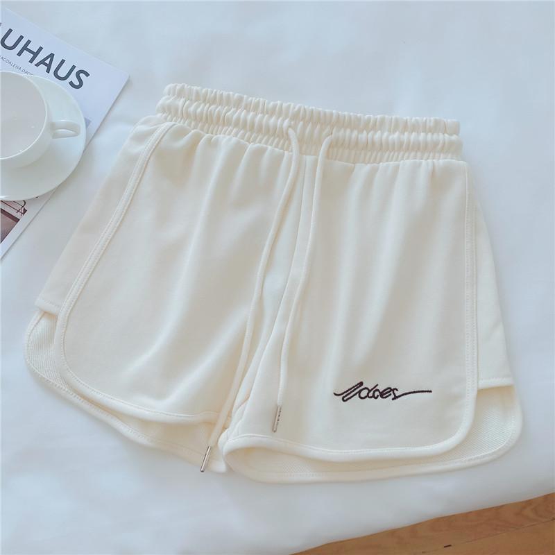 Cotton sports shorts women summer loose wear home pajama pants high waist casual broad-legged yoga hot pants trend