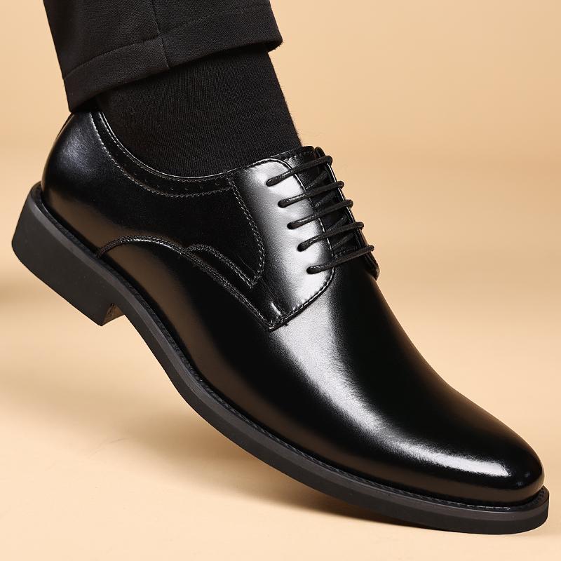 High Quality Plus Size Handmade Oxford Dress Shoes Men Genuine Cow Leather Suit Shoes Footwear Wedding Formal Italian Shoes