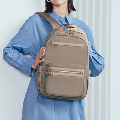 Beige City Backpack For Women, 14.3 , For 13" Laptop, Waterproof And Elegant. Chantria Cb649Khaki