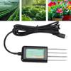   Soil NPK Sensor 8 in 1 Water Proof PH EC Temperature Humidity Detector for Garden Farm  