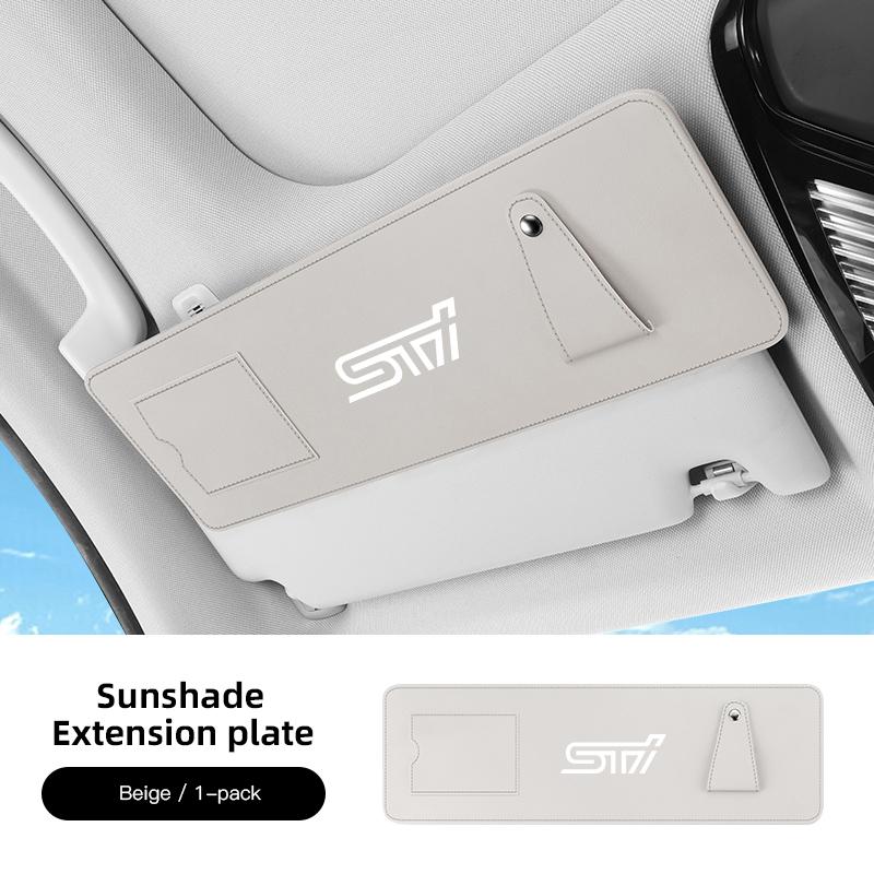 Keychain Car Sun Visor Extender Anti-glare UV Retractable Sun Shield Multifunctional Accessorie For Subaru STI XV Forester BRZ ysi8