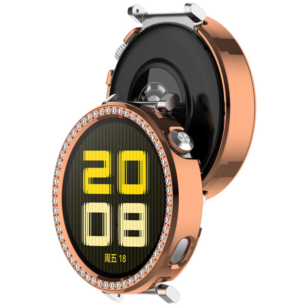 For Huawei Watch GT 5 41mm/GT 4 41mm PC Case Rhinestone Decor Smartwatch Protective Cover