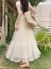 2026 Spring Plus Size Women's Korean Style Patchwork Elastic Waist Skirt