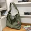 Crossbody Bag Women's Large Capacity Canvas Bag Student Class Commuter Shoulder Bag