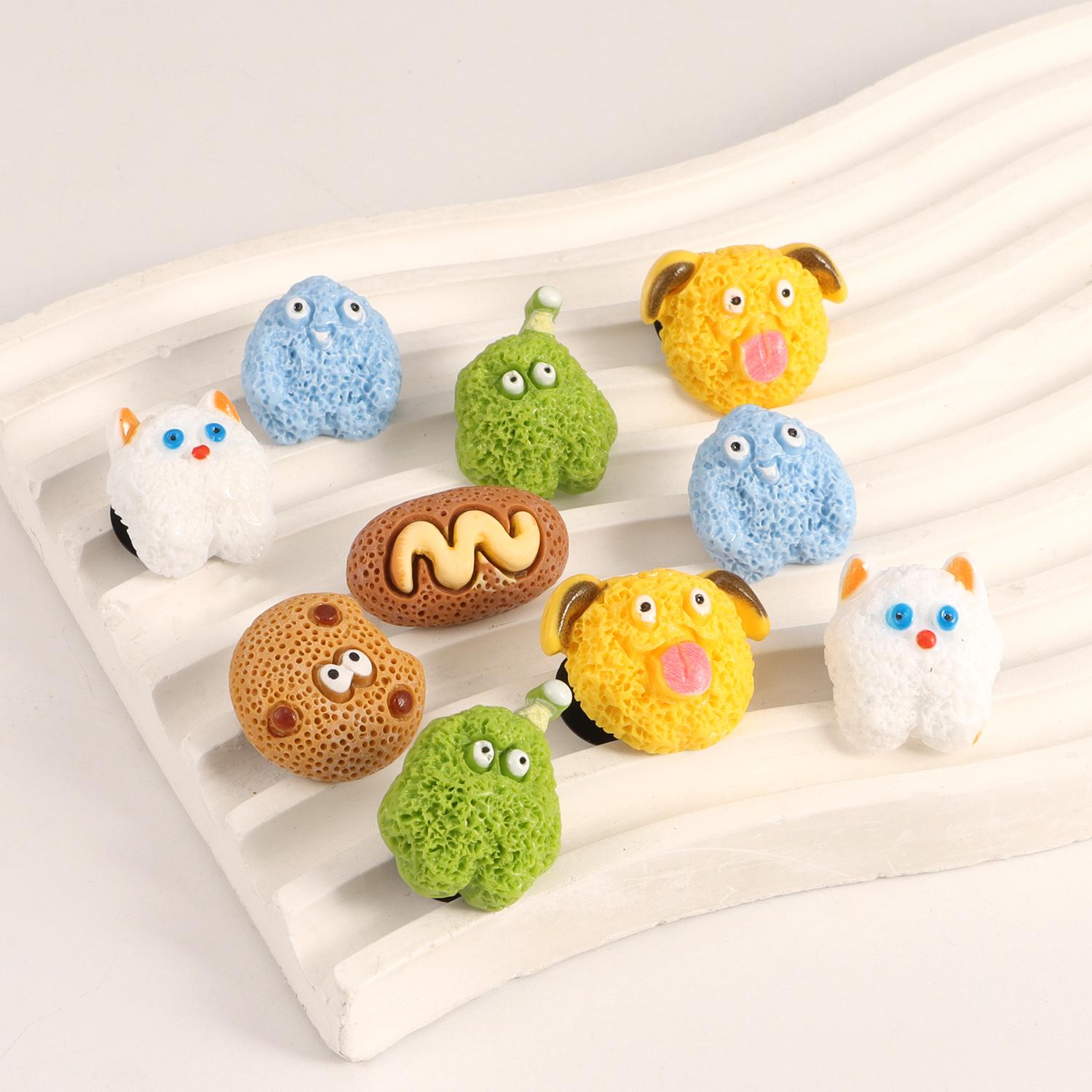 

Funny Cartoon Shoe Charms Ugly Cute Dog Cat Monster Decor for Clogs Sandals Women Girls boys men