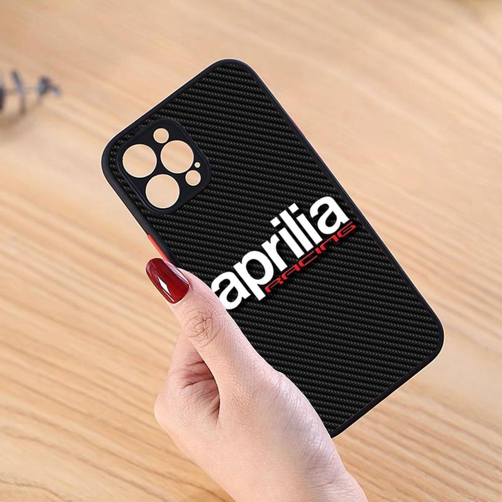 Cool A-Aprilias Racing Phone Case Black Matte For IPhone 16ProMax 15 13 12 11 14 Pro Max Mini Plus SE2020 XS Max XR Cover