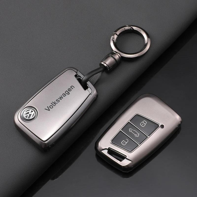 For VW Soft TPU Car Key Case Cover Shell For VW Volkswagen Polo Tiguan Passat B5 B6 B7 Golf 4 5 6 MK6 Jetta Lavida Keychain Ac