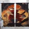 Home Interior Kitchen Curtains Living Room Door Curtain Naruto Partition Bedroom Decoration Darkening Set Of 2 Made Polyester Decor