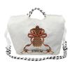Niche Shopping Bag Embroidery Flower Portable Small Satchel Bag Lightweight Shopping Messenger Bag Mobile Phone Bag Women's Fashion Shoulder Bag