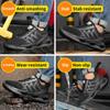New Fashion Safety Shoes Men For Work Sneakers Lightweight Steel Toes Industria Safety Boots Male Footwear