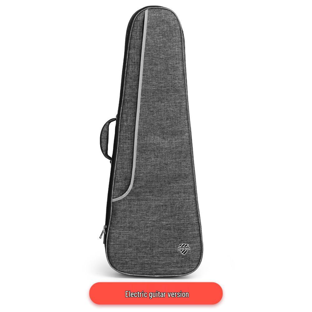 

Cotton-Padded Fleece-Lined Guitar Gig Bag for 39-41 Inch Acoustic & Electric Guitars, Double Shoulder Backpack