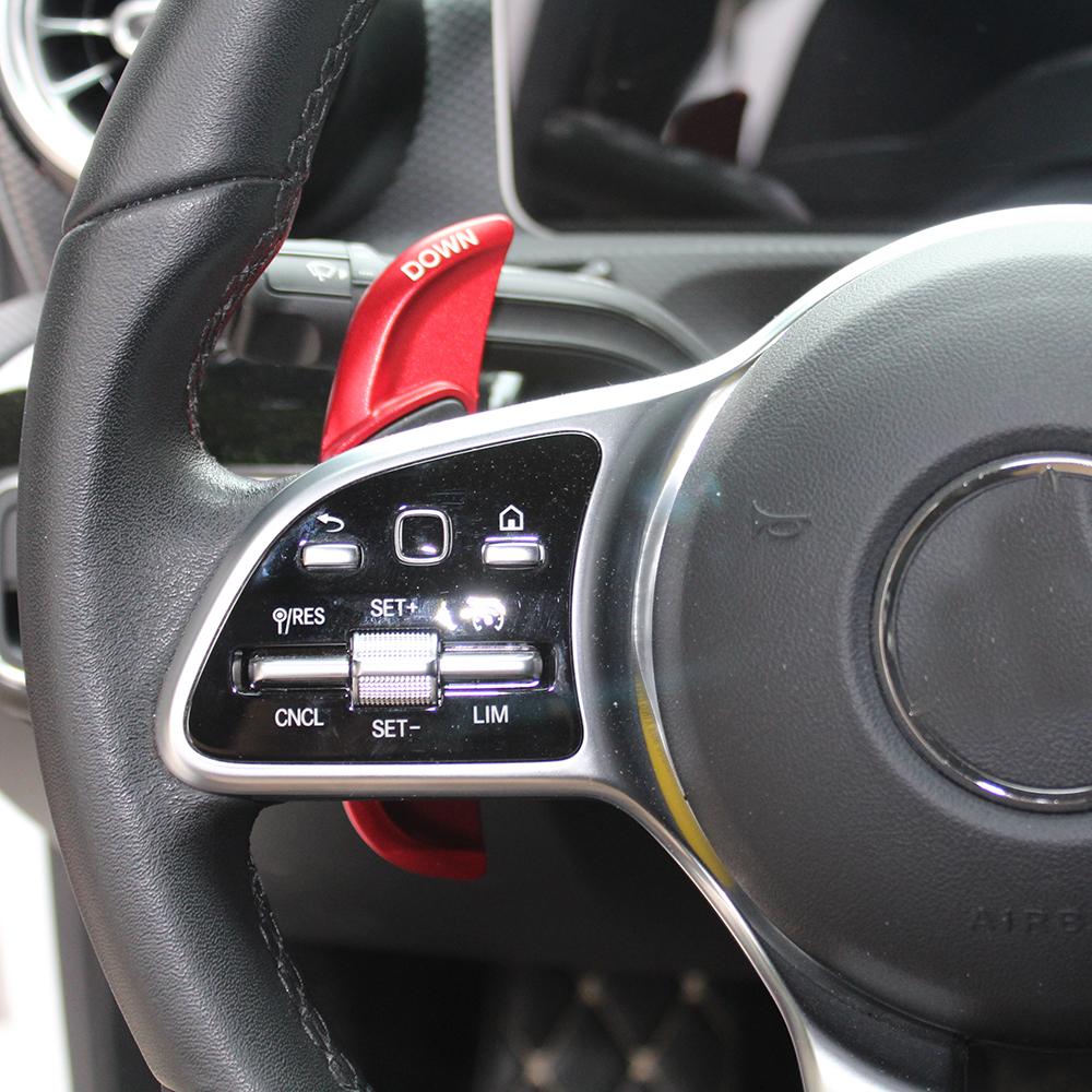 

Автомобильные аксессуары для Benz W176 W205 W212 W222 W246 C117 W218 X156, алюминиевый руль, удлинитель рычага переключения передач