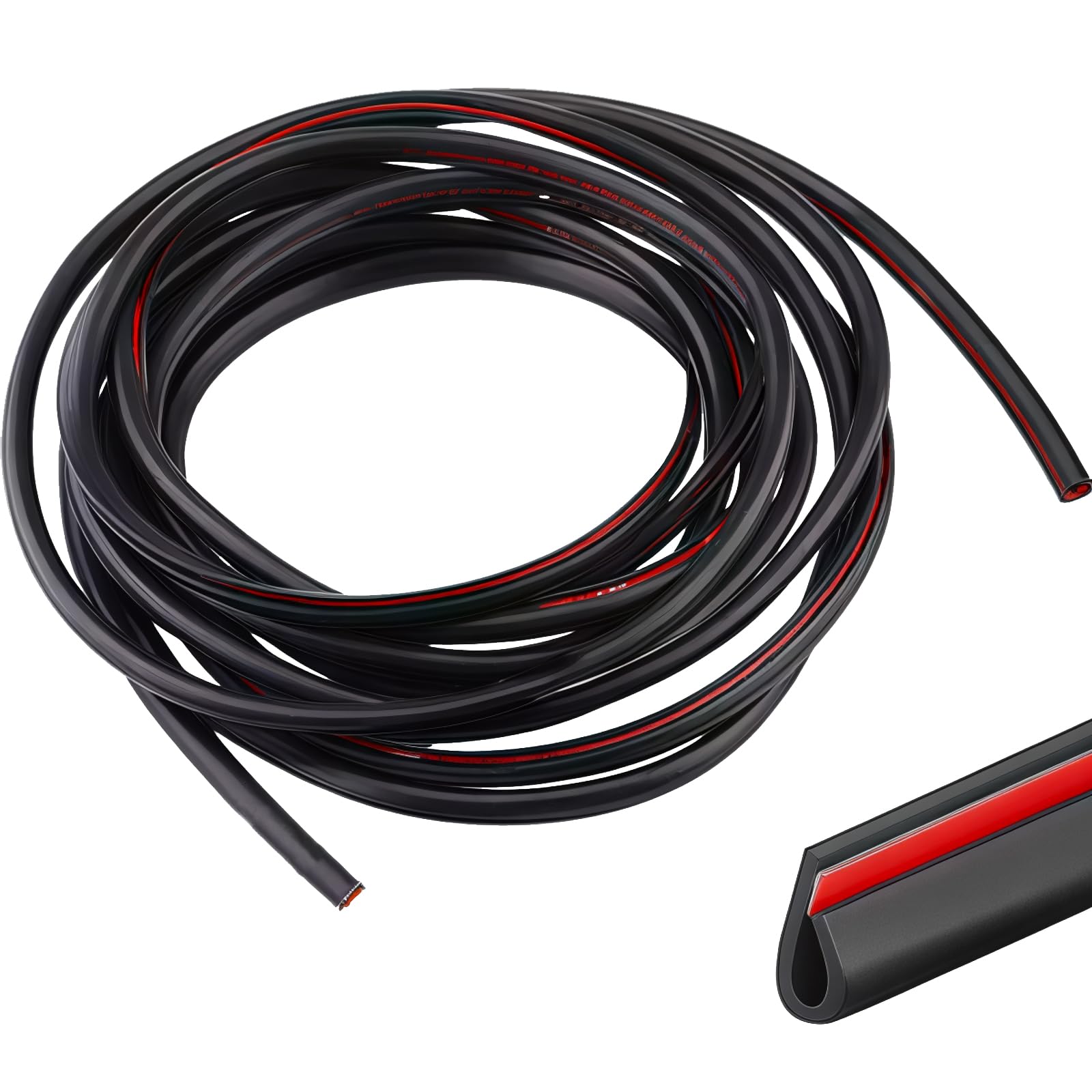 

CTRICALVER Защита кромки двери автомобиля, 5 м Защитная уплотнительная кромка для автомобиля U-образной формы чёрный