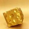 Super Soft Cheese Squeezed Cube Realistic Cheese Stress Ball  Office Desk Toy
