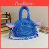 Stitch Lilo Fashionable Plush Girl Bag Large Capacity Material Daily Occasion