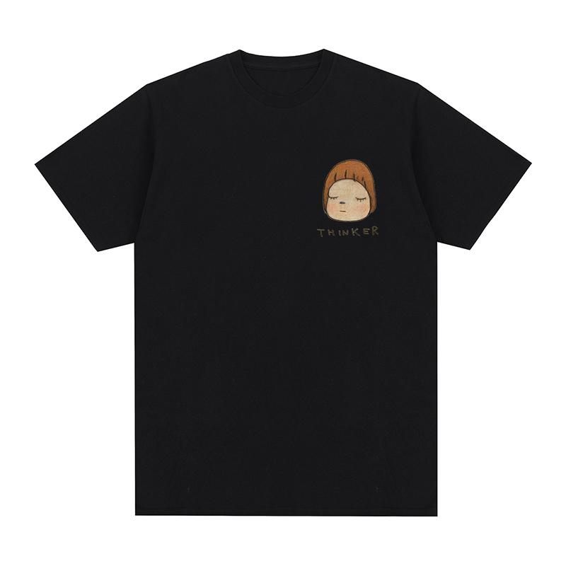 Yoshitomo Nara Thinker Vintage tshirt Fashion Casual Cotton Unisex T shirt New TEE TSHIRT Women s tops