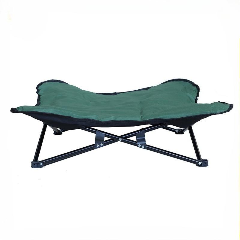 

Складная уличная лежанка для питомцев Водонепроницаемая съемная будка с устойчивой к укусам удобной подушкой для собак кошек кемпинга путешествий товары для питомцев 75x75x25cm