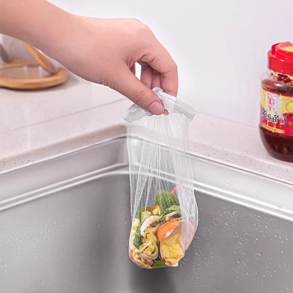 100/200/500PCS Disposable Sink Strainer Multi-Pack Sink Filter Mesh Universal Kitchen Drain Protector Mesh for Food Scraps Kitchen/Bathroom