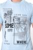 Men's Graphic T-Shirt Featuring Something Somewhere Print, Summer 8061-001-33-2 HC