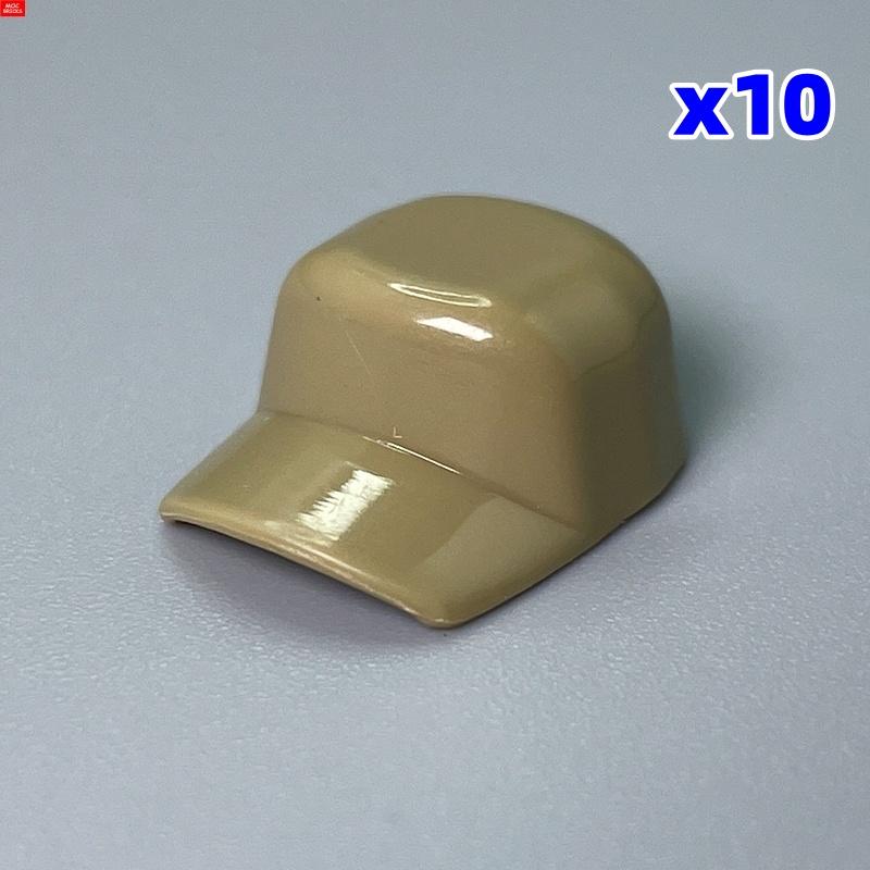 

10pcs MOC Bricks Cap Baseball Sport Hat Helmet Ideal For 4cm Figure Educational Building Blocks Toys Kids Presents