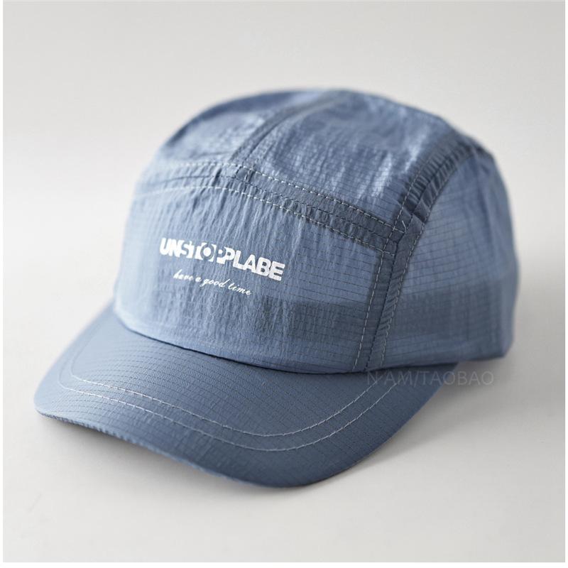 Fashion Hat summer new offset printing letters ultra-thin quick-drying short-brimmed baseball cap for men and women couples breathable sunshade sports