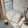 Zinc Zinc Alloy Chain Earrings Hypoallergenic Dangle Drop Earrings Accessory Ear Cuff  Gift