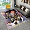 Tappeto Antiscivolo Retrò MJ Michael Jackson King of Pop per Soggiorno, Camera da Letto, Sala Giochi, Tappetino per Pavimento, Tappeto Decorazione Casa, Stanza dei Bambini