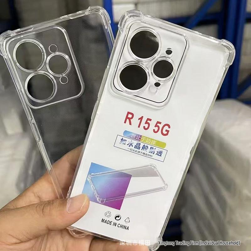 

Совместимо с Oppo Realme 15/15 Pro: Мягкий защитный чехол с полным покрытием и дизайном с четырьмя углами-подушками безопасности K10PRO 5G