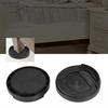 8pcs set Plastic MultiSlot Furniture Leg Skid Resistance Pad NonSlip Bed Stopper Foot Mat for Table Desk Sofa Chairs (Transparent)