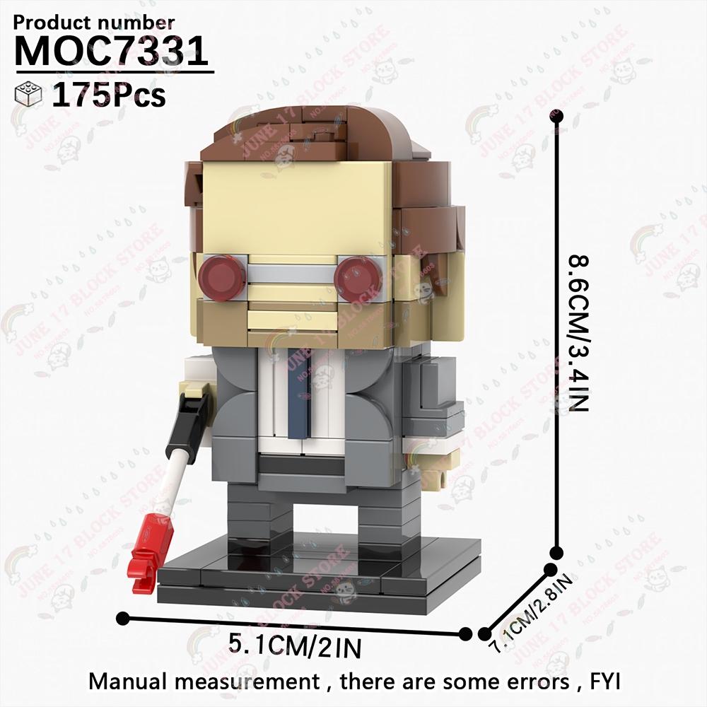 MOOXI Superhero Brickheadzed MOC Brick Movie Figure Doctor Doom Witch Kingpins Scale Model Compatible Building Block Toy Children Gift Present
