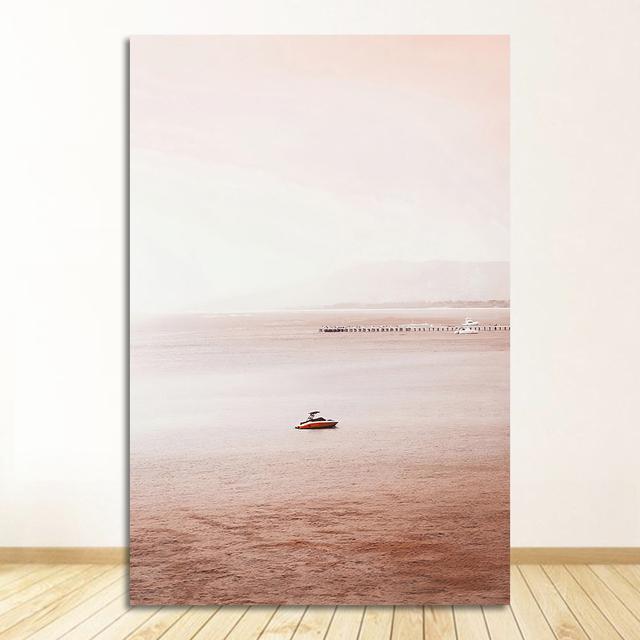 

Башня кокосовой пальмы с цитатами, плакаты на скандинавскую тему и принты, настенные панно для декора гостиной, настенная живопись на холсте, морской пейзаж 21cm×30cm NoFrame