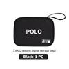 For Volkswagen VW Car Storage Bag Travel Zipper Bag Data Cable Airphone Storage Box GTI Tiguan Passat B5 B6 B7 CC Jetta MK5 MK6