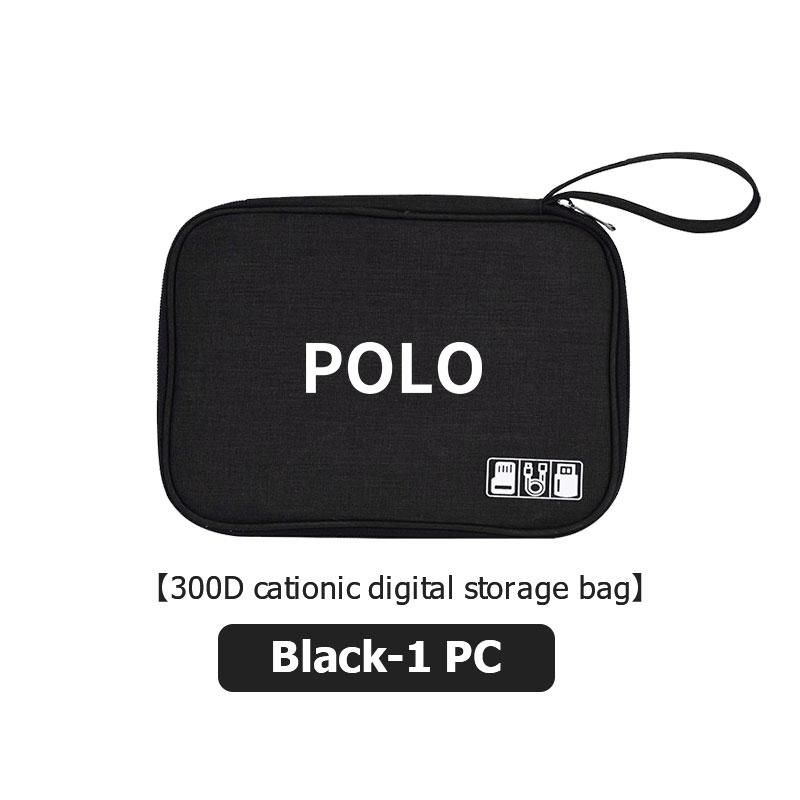 For Volkswagen VW Car Storage Bag Travel Zipper Bag Data Cable Airphone Storage Box GTI Tiguan Passat B5 B6 B7 CC Jetta MK5 MK6