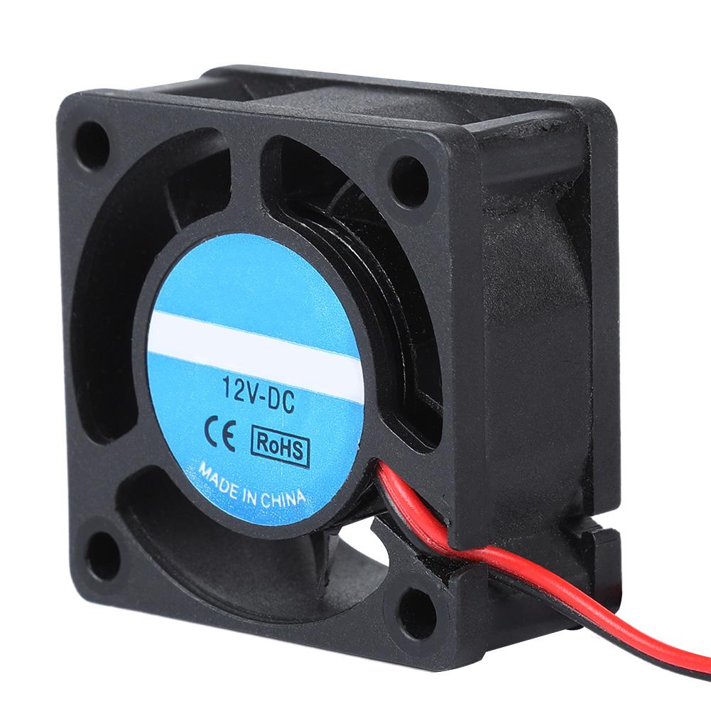 40x40x19mm DC 12V 0.15A 4020 Cooling Fan with Sleeve Bearing For 3D Printer Accessories Black