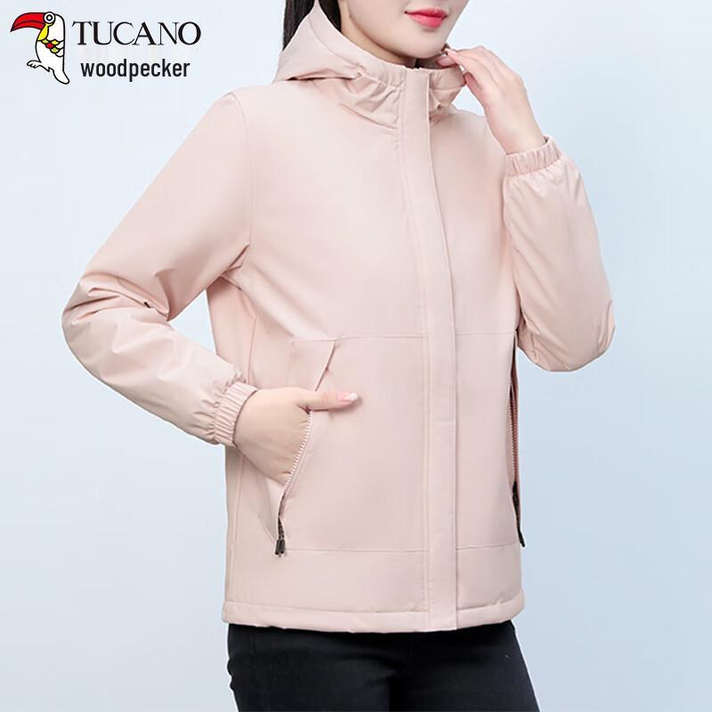 Woodpecker Women's Plush Lined Windproof Winter Jacket