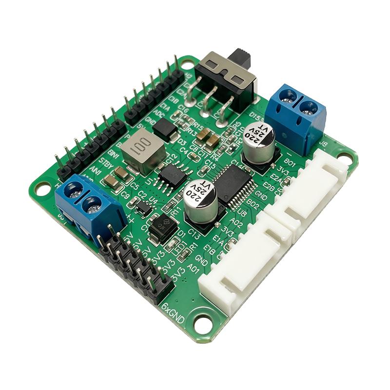 TB6611 Dual-Gleichstrommotor-Treiber-Modul 1,1A Dauerstrom 1,1A Spitzen PWM-Geschwindigkeitsregelung Platine Ersatz für L198N Für Arduino