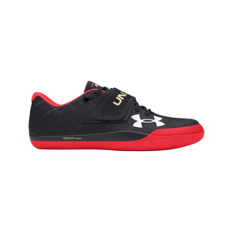 Under Armour Unisex Centric Grip Track Shoes Black/White 3021862-006