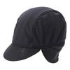 Kapelmuur Thermo Dream Cycling Winter Cap with Ear Flaps, Black, One Size