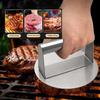 Smash Burger Press Round Chef Press Heavy-Duty Griddle Accessories Stainless Steel Meat Smasher For Grill BBQ Cooking