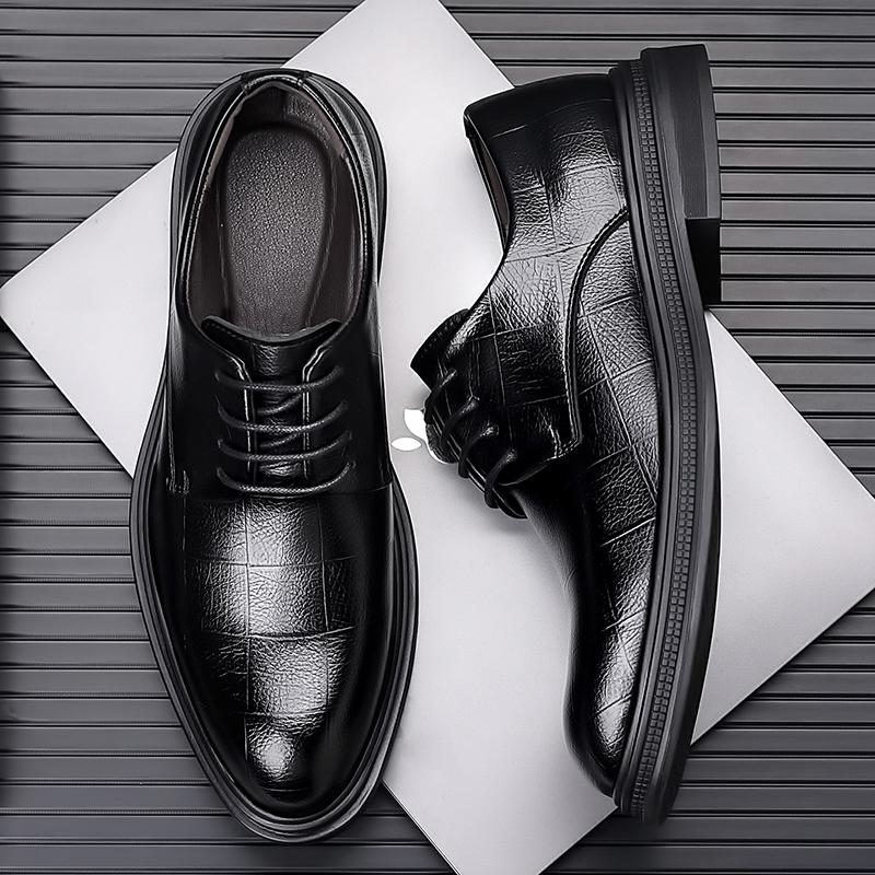 Brand Sneakers Breathable Male Luxury Suit Shoes Casual Business Formal Flats 2025 New Dress Shoes Men Leather Shoes